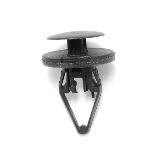 AKOOSY 50 piezas Clips de Empuje de Nylon para Automóviles Unidades Resistentes y Duraderos para Paneles de Puertas Parachoques y Revestimientos Montaje Fácil para Coches