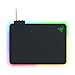 Razer Firefly V2 - Tappetino per mouse da gioco con superficie in microtrama e illuminazione RGB (Illuminazione del bordo a tutto tondo, Ferma-cavo integrato) Nero immagine