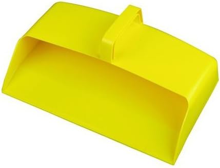 The Hill Brush HN069-Y Plastic Semi-enclosed Dustpan, 180 mm Width x 300 mm Length, Yellow