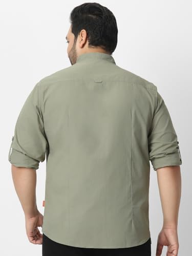 Image of Urbano Plus Men's Cotton Full Sleeve Regular Fit Casual Solid Shirt