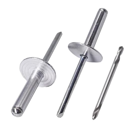 Large Flange Aluminium Blind Rivets Pack
