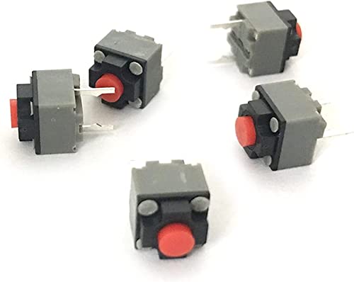 Micro botón de silencio 6x6x7.3 mm e interruptor de mouse silencioso para pulsador de repuesto