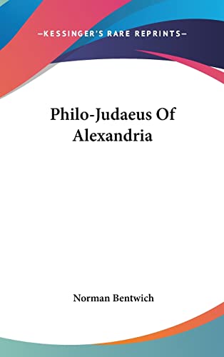 Philo-Judaeus Of Alexandria