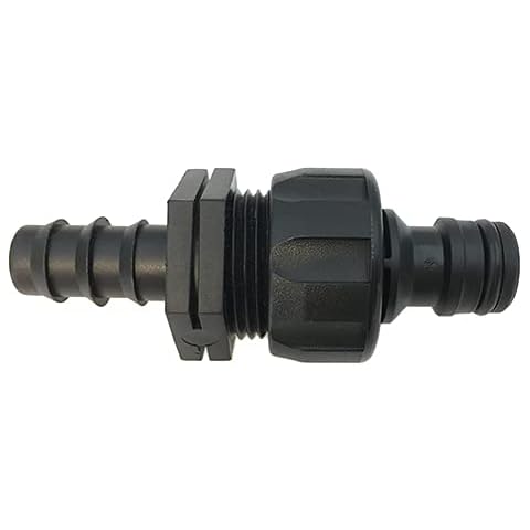 13mm Irrigation Pipe / Soaker Hose to Snap-On Garden Hosepipe Connector Fits Hozelock Cover
