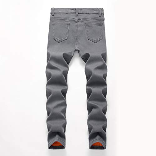 FREDD MARSHALL Boy's Fleece Lined Skinny Fit Jeans2