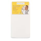 Nature Bee Organic's Premier Breathable Crib & Toddler Mattress I 100% Breathable I GreenGuard Gold Certified I 100% Hypoallergenic I 5 inch Crib Mattress