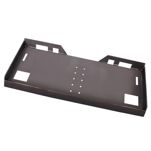 1/4 in Thick Skid Steer Plate, 3/8 in Top Bar Thick Quick Tach Attachment Mount Plate Compatible With Skid Steer Bobcat and Tractors 3/8" Top Bar