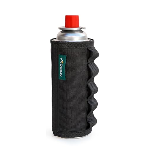 OutLiv Tactical Outdoor Protective 8 oz Butane Canister Sleeve, Lightweight, (Tactical Black Sleeve Only)