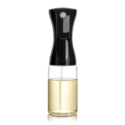 Mistifi glass Oliver Oil Sprayer for cooking, Spray bottle 6oz, Non-Aerosol Refillable Dispenser Oil Mister PS887