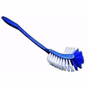 Sulfar 2 in 1 Double Hockey Stick Shape Toilet Brush (Multicolour), (1292)