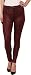 7 For All Mankind Women's High-Waist Cropped Skinny Pant In Merlot Crackle