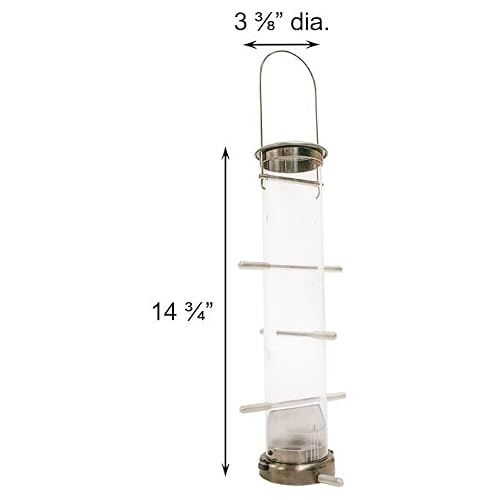 Aspects Medium Bird Feeder Set, Nickel #TOP4