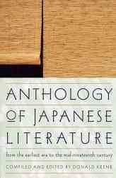 Anthology of Japanese Literature from the Earli... B002J48MCS Book Cover