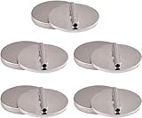 5Pcs Silver Mini Pin Brooch Converter Harm Free Clothing Metal Lapel Pin Brooch Holder Converter Easy Use Jewelry Making Pin Backs Jewelry Findings