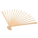 UPKOCH DIY Folding Fan Frame Handcraft Fan Bone Skeleton Japanese Style Accessory Unfinished Bamboo Frame