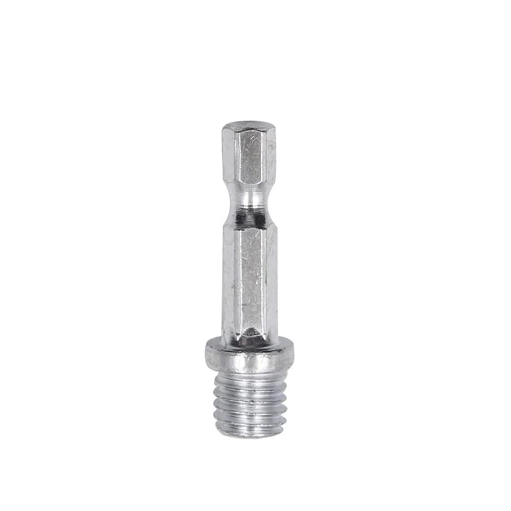 Lot de 3 adaptateurs de tige de connexion hexagonale 1/4 pour perceuse Mandrin M10 Disque de polissage
