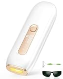 【9 einstellbare Energiestufen】Dieses Laser-Haarentfernungsgerät für zu Hause hat 9 einstellbare Energiestufen (7.41J-15.17J) für eine wirklich anpassbare Erfahrung. Sie können die richtige Stufe für verschiedene Bereiche je nach Empfindlichkeit Ihrer Haut wählen. Wir empfehlen, mit Stufe 1 zu beginnen und die Stufen je nach Empfindlichkeit schrittweise zu erhöhen.