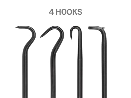 Image of TEKTON Pick, Hook, and Mini Pry Bar Set, 14-Piece | LVR10003