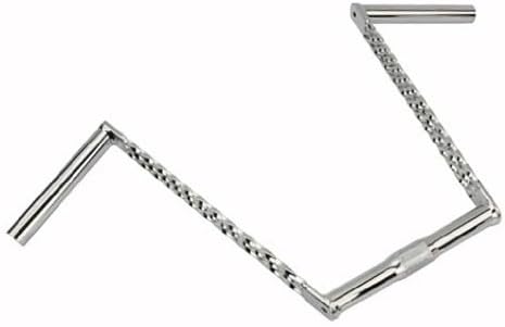 Alta 12" Rise Square Twisted 25.4mm Bike Handlebar, Multiple Styles.