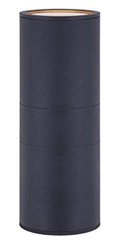 CANARM IOL282BK LTD Baylyn 2 Outdoor Light Matte Black with Clear Glass