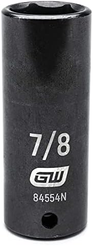 GEARWRENCH - Impact Socket: 1/2\" Drive, 1-1/16\" Socket, Hex Drive