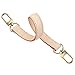 KIYOMIL Genuine Vachetta Purse Leather Handle Strap Replacement for Bucket Bags,Hand Strap Fit for Neonoe Handbag(APRICOT-Width:0.7in&Length:14.5in)