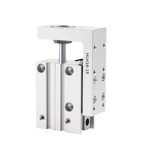 Vérin pneumatique compact HLH10 course 10mm à glissière intégrée