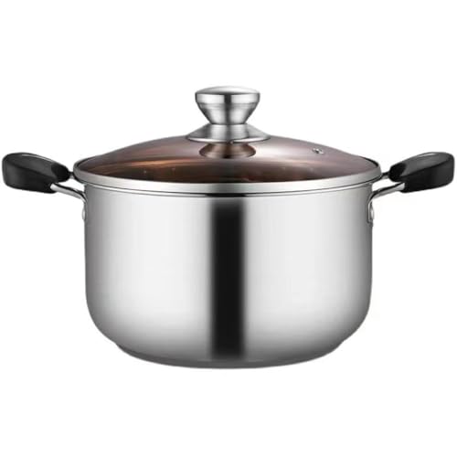 Marmite à soupe domestique en acier inoxydable à grande capacité pour cuisine induction