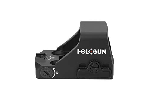 HOLOSUN HS507K X2 Multi-Reticle Red 2 MOA Dot & 32 MOA Circle Open Reflex Pistol Sight - Durable Shake-Awake Parallax-Free Aluminum Sight for Subcompact Handguns - Thumbnail 5