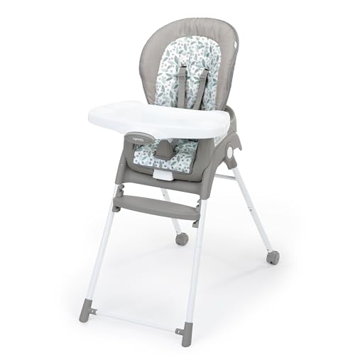 Image of Ingenuity Trio Foldaway 6-in-1 Baby High Chair, 6 Ways to Use, Toddler Chair, Foldable Legs, 6M-5Y - Endless Blooms