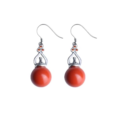 Boucles d'oreilles rose en argent sterling vintage pour femme