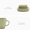 MÜLLERHEIM 903 Collection 16-Piece Stoneware Dinner Set, Blue, Set of 4