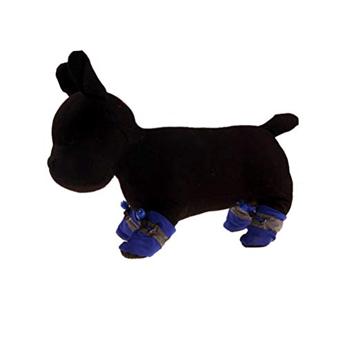 Roupas para cachorros-4 peças Antiderrapante Sapato Animal de Estimação Botas de Chuva Cobertura de