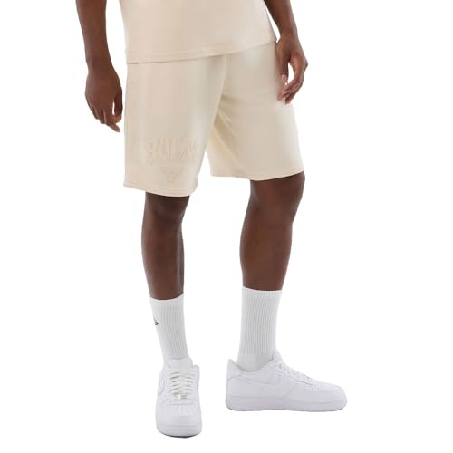 Shorts de los Chicago Bulls New Era para tus partidos casuales y paseos urbanos de verano