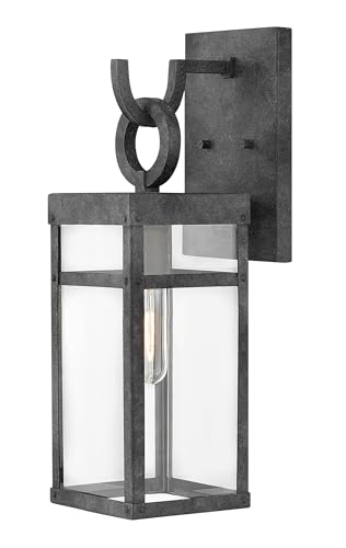 Hinkley 2800DZ Transitional One Light Outdoor Wall Mount from Porter collection in Bronze/Darkfinish