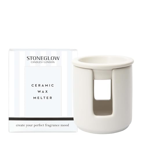 Stoneglow Modern Classics Collection - Ceramic Wax Melter (White)