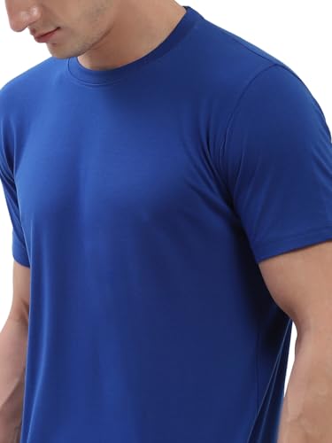 Image of hummel Cam Men's Cotton Round Neck Half Sleeve T-Shirt