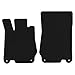 Produktbild Velourmattenset für Mercedes SL R230 Bj. 2001  2011 Basic runde Befestigungen Mit Absatzschoner Passform Neu Veloursfussmatten Automatten