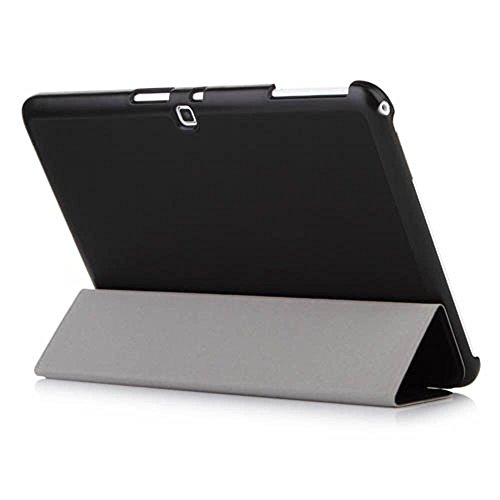 Kuesn Sm-T530 T531 Smart Cover Case For Samsung Galaxy Tab 4 10.1 Tablet Ultra Slim Flip Folio Pu Leather Stand Case With Magnetic Auto Sleep&Awake Up (Black) #TOP4