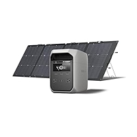 EcoFlow DELTA 3 Classic with 220W Solar Panel, 1024Wh LiFePO4