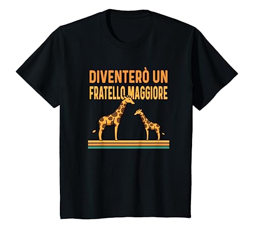 Niños Diventerò Un Fratello Maggiore Baby Anuncio Jirafa Camiseta