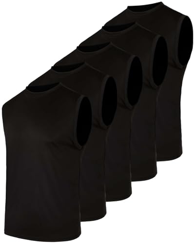 Image of Real Essentials 3 Pack: Men's Active Athletic Casual Jogger Sweatpants with Pockets