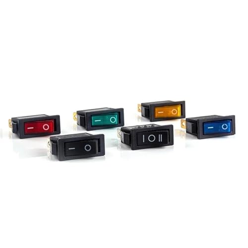 Interruptor basculante KCD3 con luz piloto de alta capacidad 16A para paneles de control 5