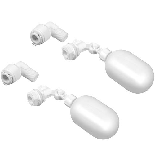 Water Filter Float Ball Valve 1/4 Inch Adjustable Float Valve Plastic