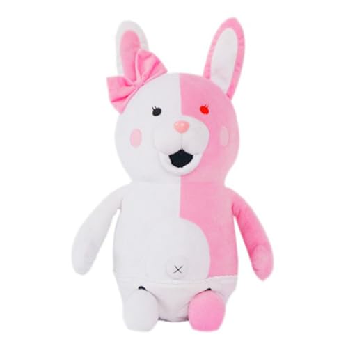 Xinnice Monokuma Peluche Anime Suave Peluche Figura Monomi Chan Peluche Monokuma Almohada 35 cm Sofá Coche Decoración Ornamento Coleccionable Regalo