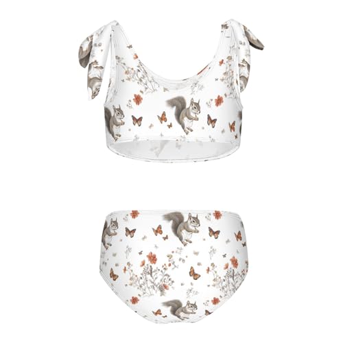 KLL Girls Bathing Suit Cute 2-Piecing Swimsuit with Adjustable Strap2