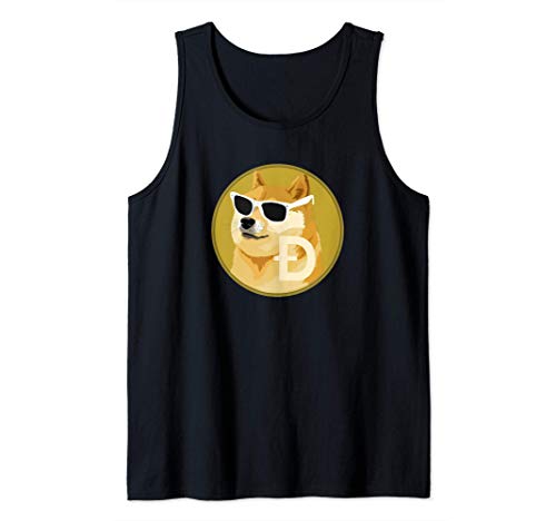 Dogecoin Cryptocurrency Token Shiba Inu Doge Débardeur