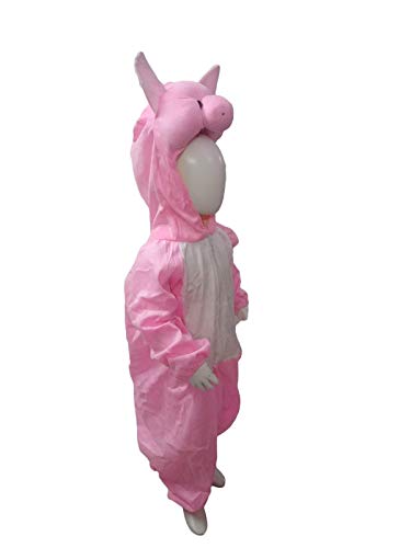 Image of BookMyCostume Cartoon Pig Cartoon Kids Fancy Dress Costume 6-7 years