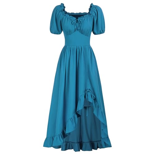 Robe victorienne avec corset médiéval laçage ajustable costume femme
