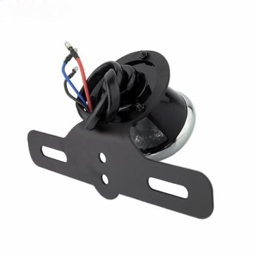 Luces traseras de moto Custom con soporte para rutas en Bobber 4